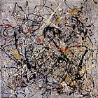 Jackson Pollock Canvas Paintings - Number 18, 1950
